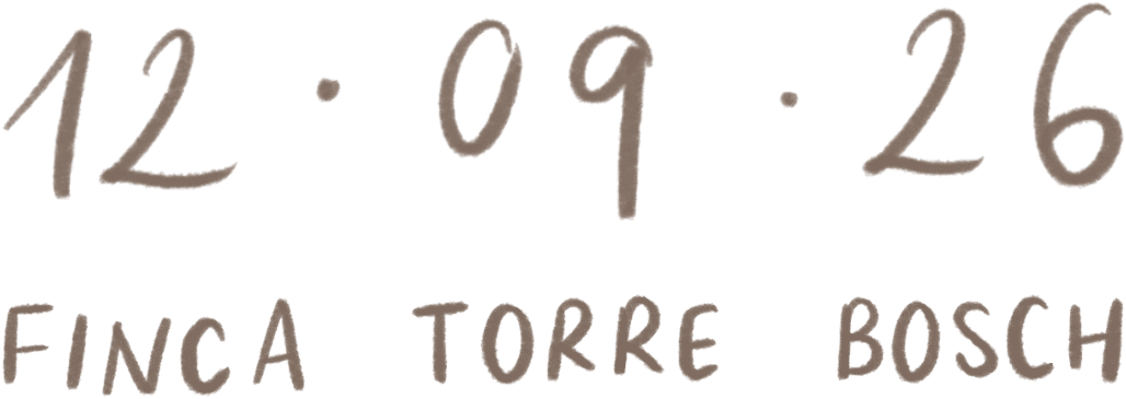 12 de septiembre de 2026 · Finca Torre Bosch, San Juan